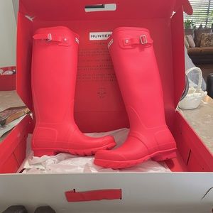 Hunter rain boots size 8 New